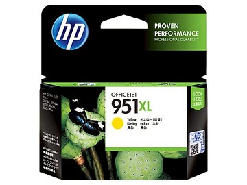 【請先詢問貨況】HP OJ Pro 8100/8600/8600Plus 原廠黃色XL墨水匣 No.951XL (CN048AA)