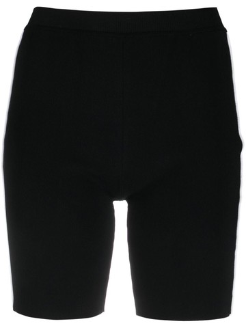 LOEWE - Anagram-embroidered cycling shorts - women - Polyamide/Viscose/Polyester/Elastane - XS - Black