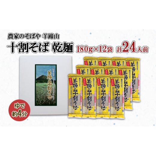 ふるさと納税 北海道 倶知安町 羊蹄山十割そば 180g 12袋セット