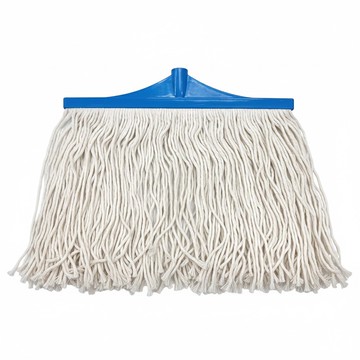 皇冠卡式拖把頭 340mm 450g  藍色 + 白色  1個