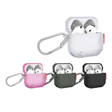 【山水之寶】Skinarma Airpods 4保護殼 Mecha CE未來元素耳機保護套 附掛鉤 支援無線充電 原廠公司貨