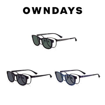 OWNDAYS SNAP系列磁吸式兩用光學偏光墨片鏡框(SNP1020X-4S)