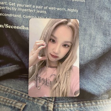 *韓國代購正版*gidle 女娃 宋雨琦小卡 ifeel kms4.0私服特典卡 私服琦 比心琦