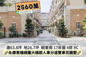 永康東橋總圖大橘郡人車分道雙車花園墅/住商林惠美｜台南市永康區東橋八街