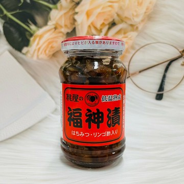 日本 桃屋 低溫熟成 福神漬 玻璃罐 145g (添加蜂蜜&蘋果醋)｜全店$299 全家取貨免運