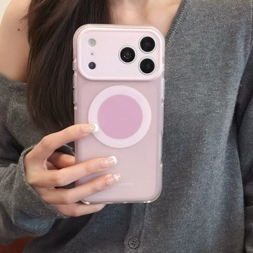 簡約霧面撞色暈染全包防摔磁吸殼 iphone18手機殼16 15 蘋果防摔保護殼 簡約設計