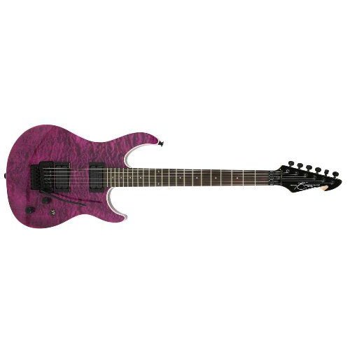 Peavey ピーヴィー Predator Plus EXP String Full Size Electric Guitar Transparent Purple エレキト