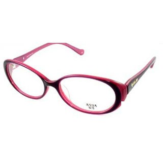 Anna Sui 經典祕密花園系列造型眼鏡(黑粉色) AS526763