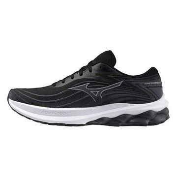 Mizuno Wave Skyrise 5 男 慢跑鞋 運動 路跑 一般型 平穩 舒適 黑白 [J1GC240904]