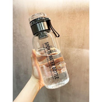 1500ml水瓶大容量玻璃杯子男夏季辦公戶外耐高溫喝水茶水分離茶杯