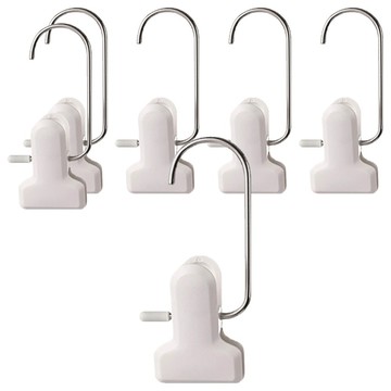 FaSoLa 旋轉帽夾組 多功能褲夾  6個  白色