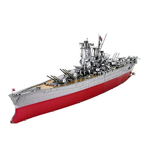 Piececool 3d立体パズル メタリックナノパズル 大和戦艦 パーツ数：245