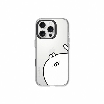 RHINOSHIELD iPhone 13/Pro/Pro Max Clear透明防摔手機殼-醜白兔系列-大臉經典款