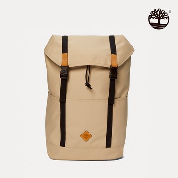Timberland 中性象牙白18公升休閒後背包|A644QY94