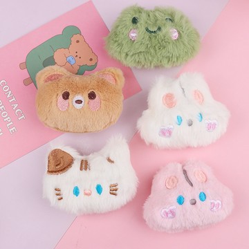 【買買鴨】小動物絨毛吊飾 5款 現貨 ins 卡通小熊 公仔 掛件毛絨 包包吊飾 鑰匙圈 掛飾 吊飾 掛件 毛毛吊飾