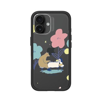 iPhone 16 Mod NX 黑 - 咻咻熊 XiuXiubear - 一起吃飯吧！