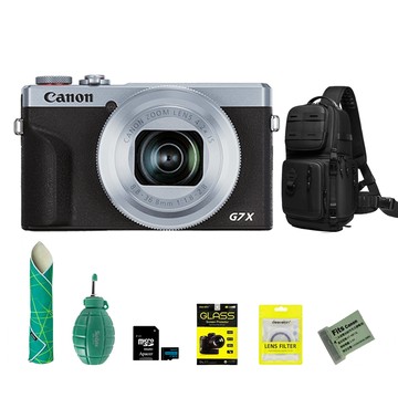 Canon G7X Mark III 數位相機 銀色 超值組 (公司貨)
