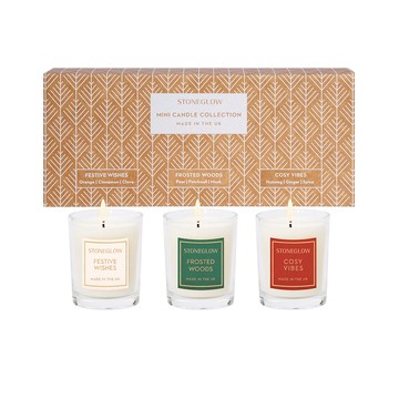【STONEGLOW】年度節慶系列香氛蠟燭mini禮盒(75gx3入)