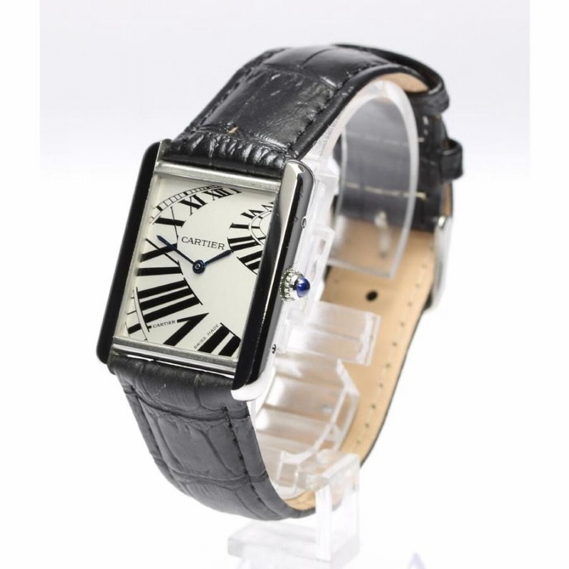 ☆良品【CARTIER】カルティエ タンクソロLM インデックス