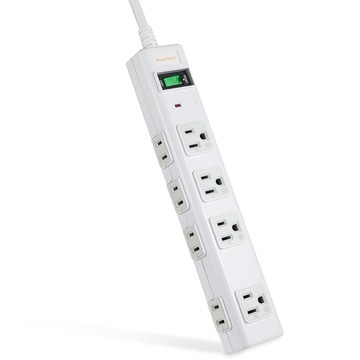 PowerSync 1開8插尿素防燃插座防雷擊抗突波延長線 / 2.7M【實驗室指定用款】(PWS-EAMS1827)