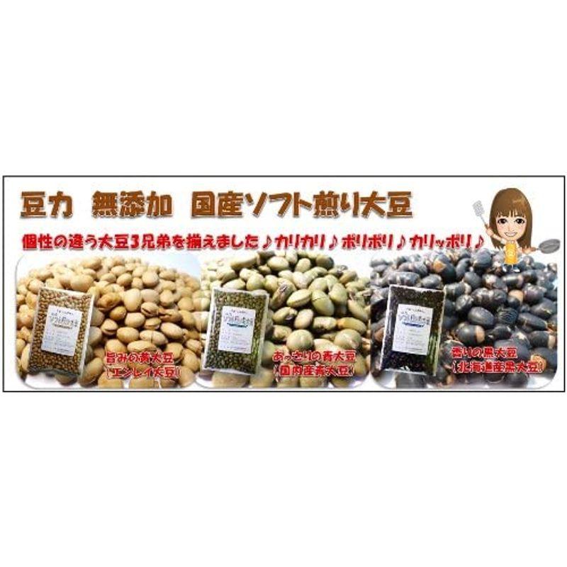 豆力 無添加 国産ソフト煎り青大豆 1ｋｇ