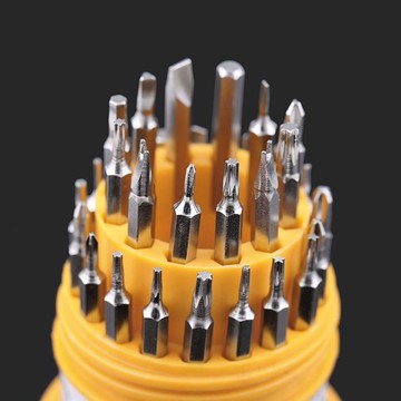 【五金 熱銷】 多功能螺絲刀31合一寶塔型組合手機維修工具套裝精密螺絲起子工具 優選
