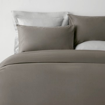 (組)PALETTE250織素色純棉床被四件組特大 礫石灰