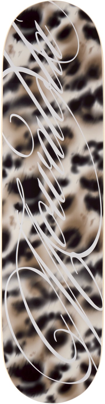 The Skateroom 棕色 Mowalola 联名 CHEETAH 滑板板面