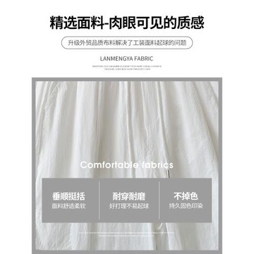 灰色速干工裝褲女夏2025新款小個子高腰闊腿褲寬松休閑美式運動褲