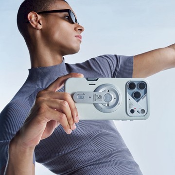 5in1 超強磁吸手機支架 科技銀