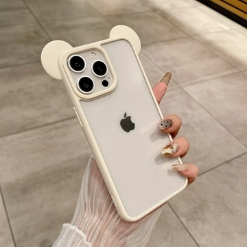 KT爆款 創意耳朵 不發黃 手機殼 適用 蘋果 iPhone 17 16 15 14 13 12 Pro max 防摔殼