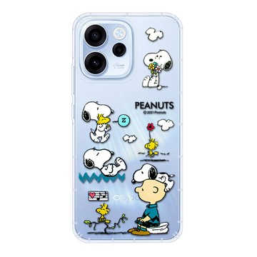 SNOOPY OPPO Reno15 F 防摔氣墊空壓保護手機殼(小日子)