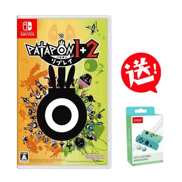 BANDAI NAMCO NS Switch 戰鼓啪打碰 1+2 REPLAY 中文版送類比套件
