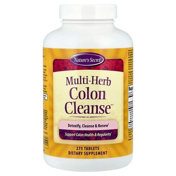 Nature's Secret, Multi-Herb Colon Cleanse™ 複合草本結腸清潔配方，275 片裝