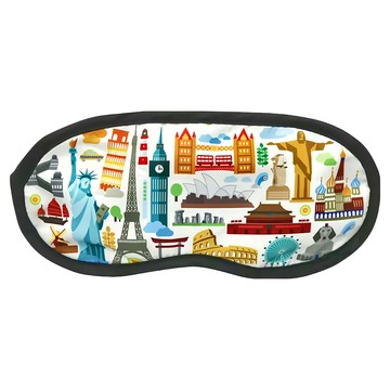 DQ &Co 輕旅眼罩 睡眠眼罩 遮光眼罩 18g  20 x 9.3 x 0.3cm 頭帶28~40cm  多色