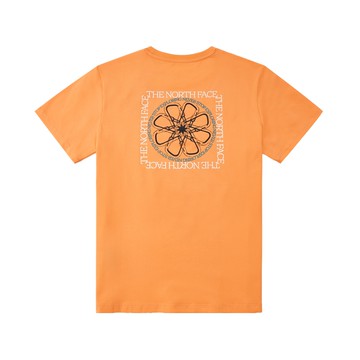 The North Face W CLIMB MOUNTAIN S/S TEE - AP 女 吸濕排汗 短袖上衣 橘