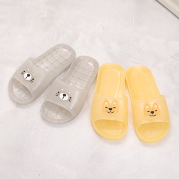 【333家居鞋館】 兒童款 造型動物浴室拖鞋 - 灰海豹/黃柯基