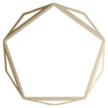 北歐鑽石 LED 54W遙控調光調色臥室吸頂燈 52 x 10cm  米白色