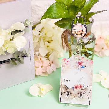 伸縮卡套 | 識別證套 | 悠遊卡套 - 花花貓