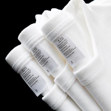 300g重磅純棉夏季磨毛短袖t恤純色滾領厚實純白休閑百搭半袖男女t