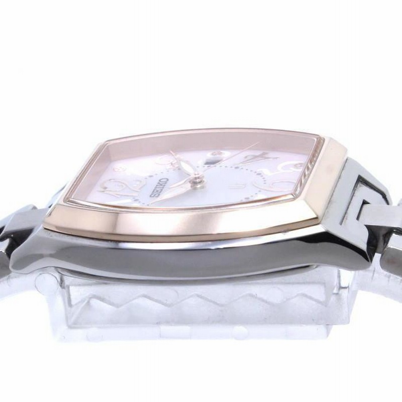 SEIKO ルキア シェル文字盤V137-0CD0 ソーラー レディース 時計