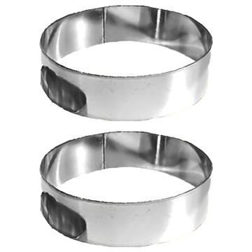 AHA 一法 不銹鋼塔圈  6 x 2cm  2個