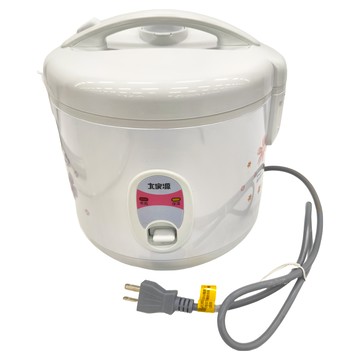 大家源 三人份電子鍋 TCY-3003  One Touch控制  蒸煮兩用  抗凝露內蓋  白色