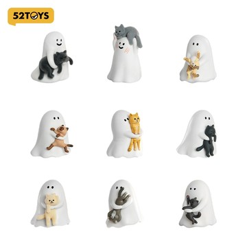 52TOYS 小幽靈 給你看看我的貓系列盲盒手辦公仔潮玩擺件生日禮物(套裝 9件套)