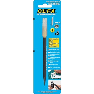 【阿翔小舖】『OLFA』216BS型細致用筆刀/AK-5/5B/BLK  單支  黑色