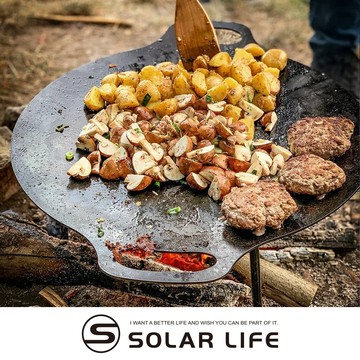 Petromax 鍛鐵燒烤盤 48cm Griddle and Firebowl fs48.雙耳燒烤盤 露營煎烤盤 BBQ焚火台