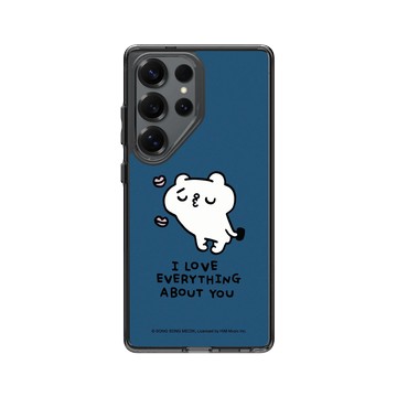 Galaxy S25 Ultra Clear 酷墨灰 - 爽爽貓 Song Song Meow by SECOND - I Love everything about you (kiss版)