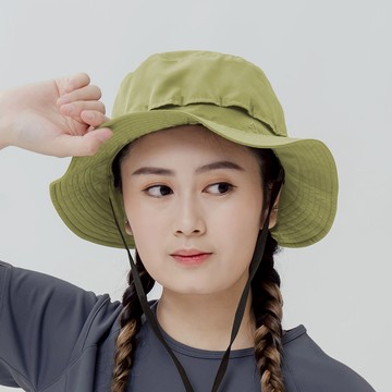 Wiyaka 防潑水可收納漁夫帽 森林綠
