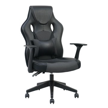 【obis】CHARLEE透氣網布電腦椅深灰