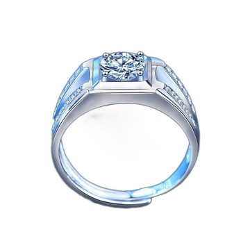 LEESA 開口戒指 純銀對戒 結婚戒指 純銀戒指 可調節戒指 韓國戒指 038